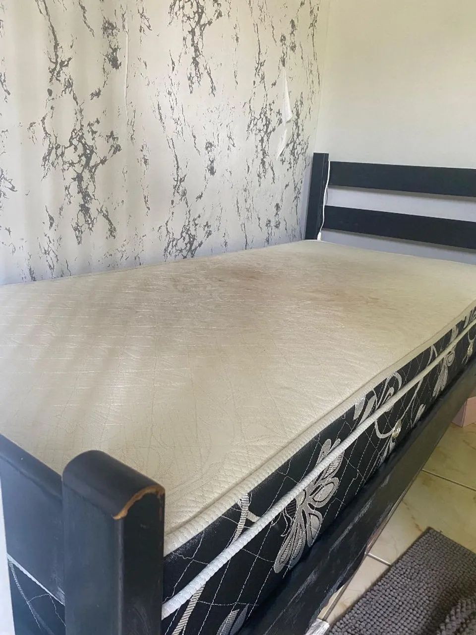 Cama de Solteiro em Madeira com Colchão e tecnologia articulada.. - Foto 2
