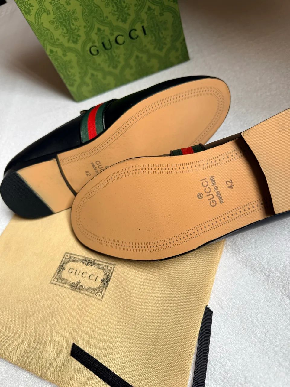 Mocassim Gucci GG Web Tam 40 - Foto 2