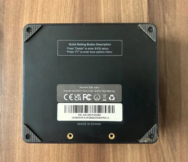 PC GKmini Intel J4125 SSD 480GB, RAM 8GB Windows 11 - Foto 4