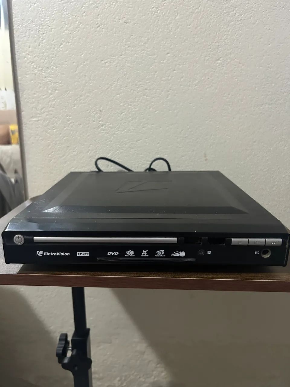 DVD Player EletroVision EV-407 com Karaokê - Usado