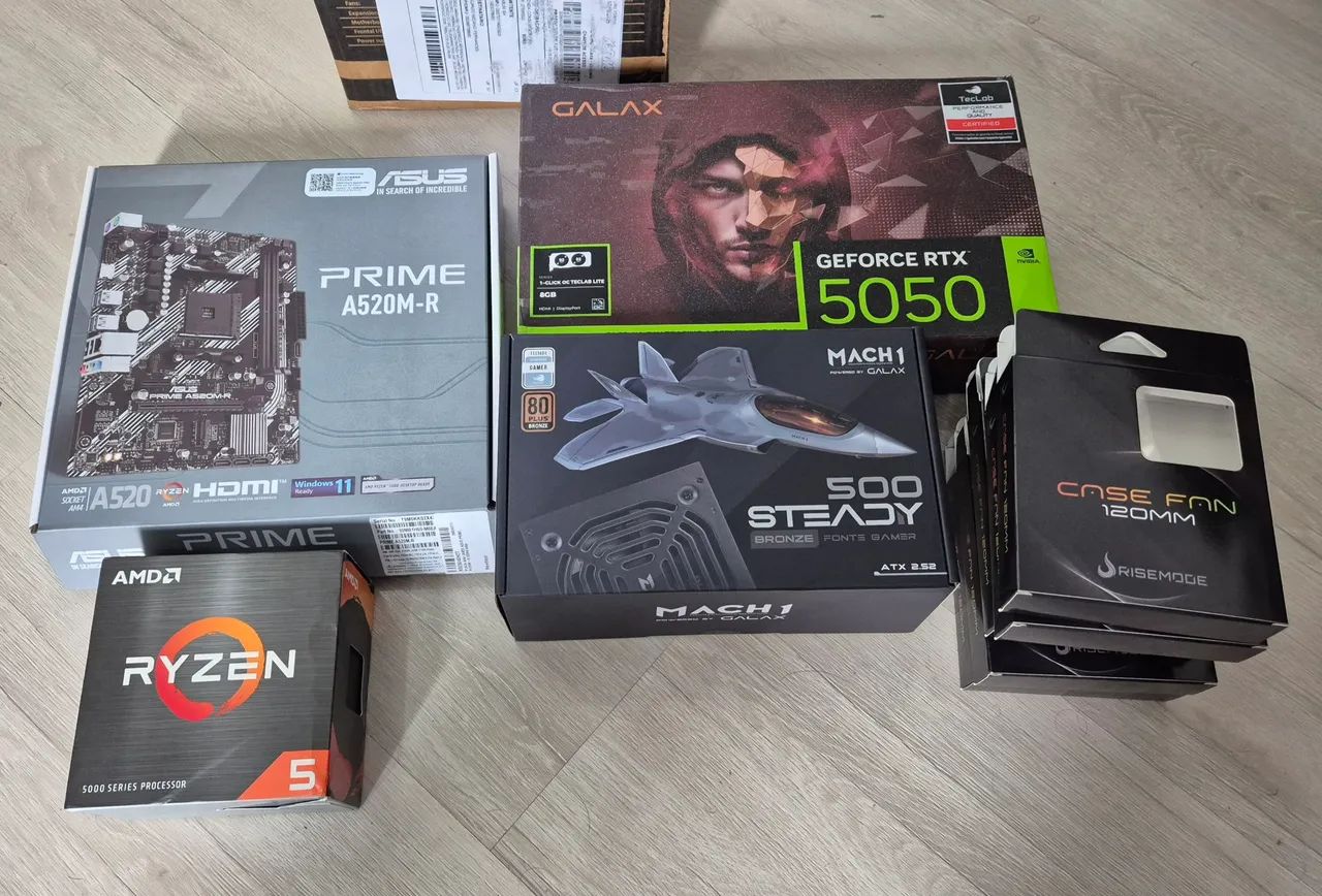 Pc gamer com Rtx 5050 e 16gb de ram - 3 meses de uso - Foto 3