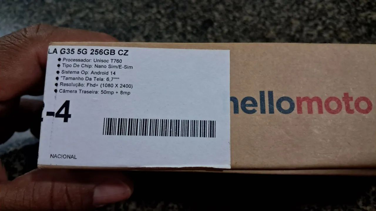 Moto g35.     256 GB 