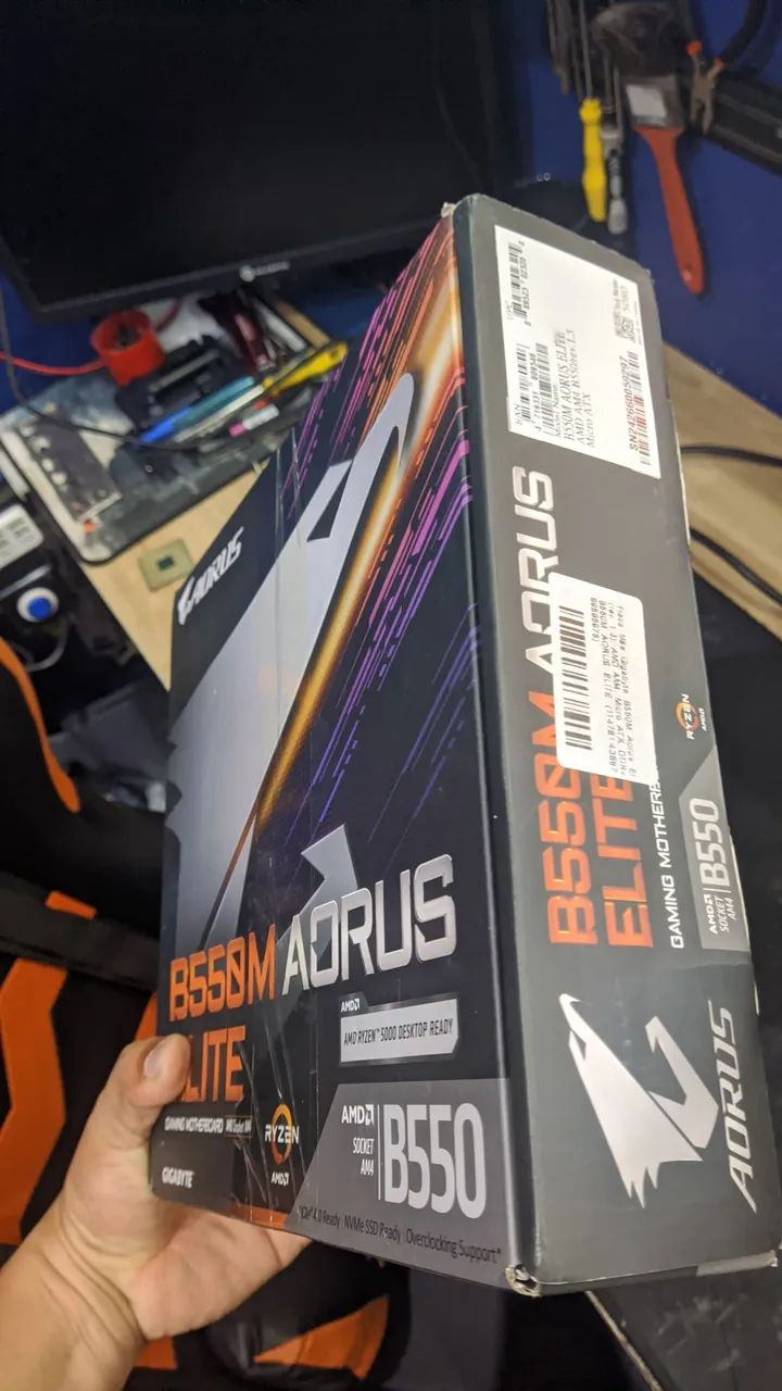 Placa mãe AM4 B550 Aorus Elite 