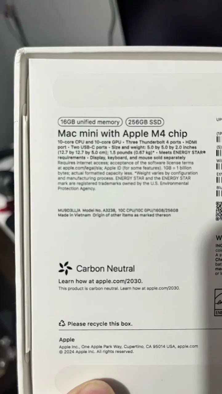 Mac mini m4 - 256gb - 16gb de ram - Foto 5