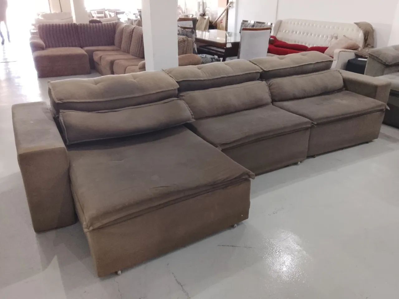 Sofazao retrátil e reclinável medindo 3.60 - Foto 2