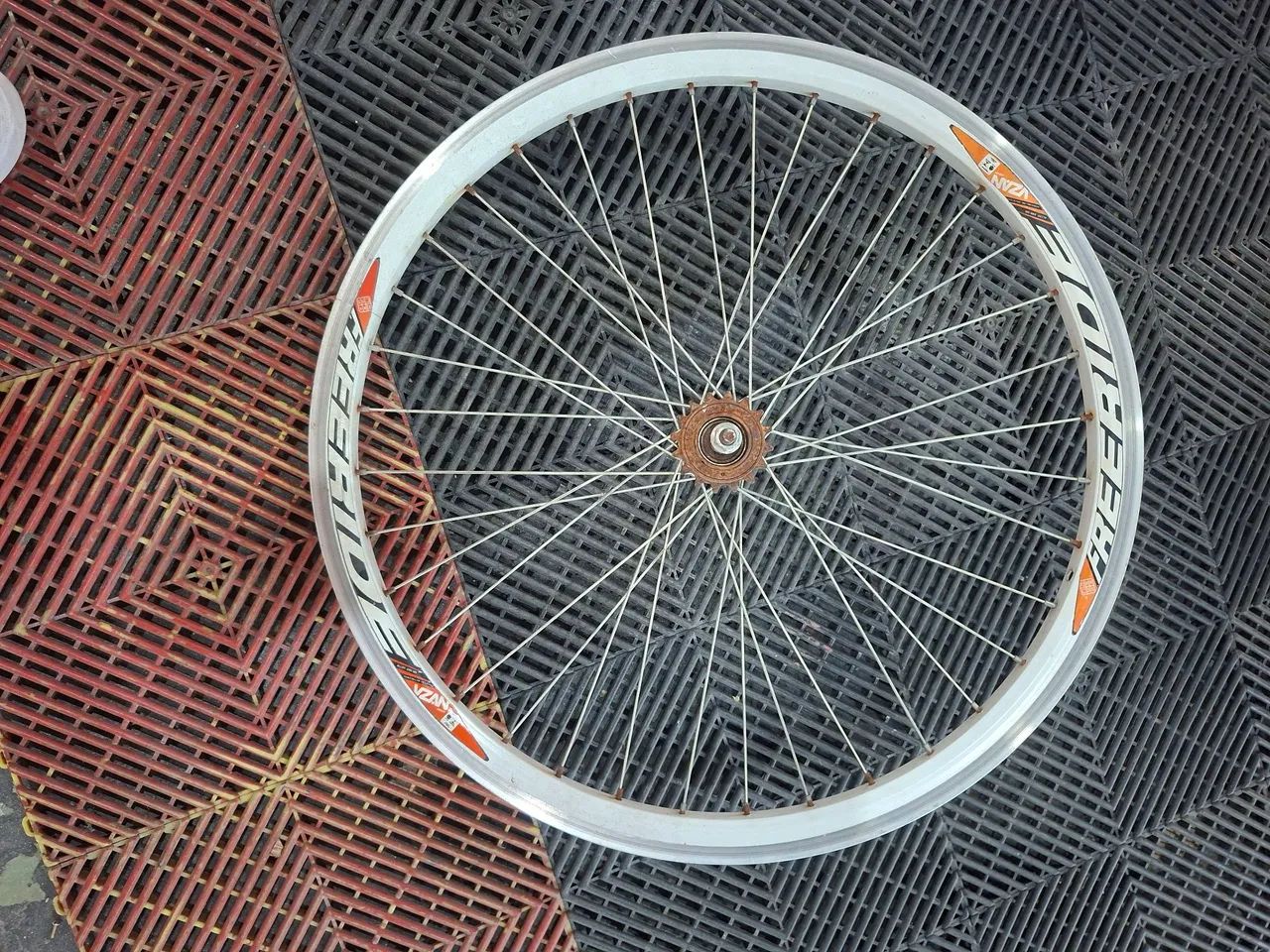 Roda aro 26 Vzan branco - Dianteiro e Traseiro