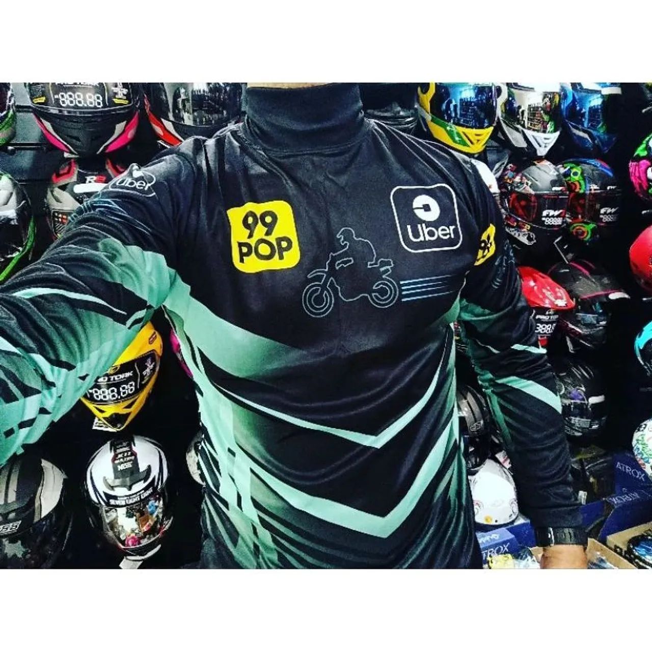 Luva para Moto-ciclista unisex - Foto 4