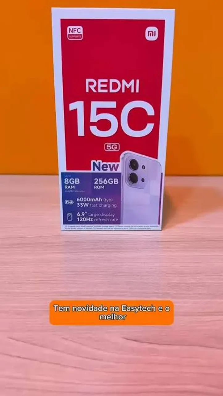 Celular redimi 15c 8 gigas 256 2 meses de uso