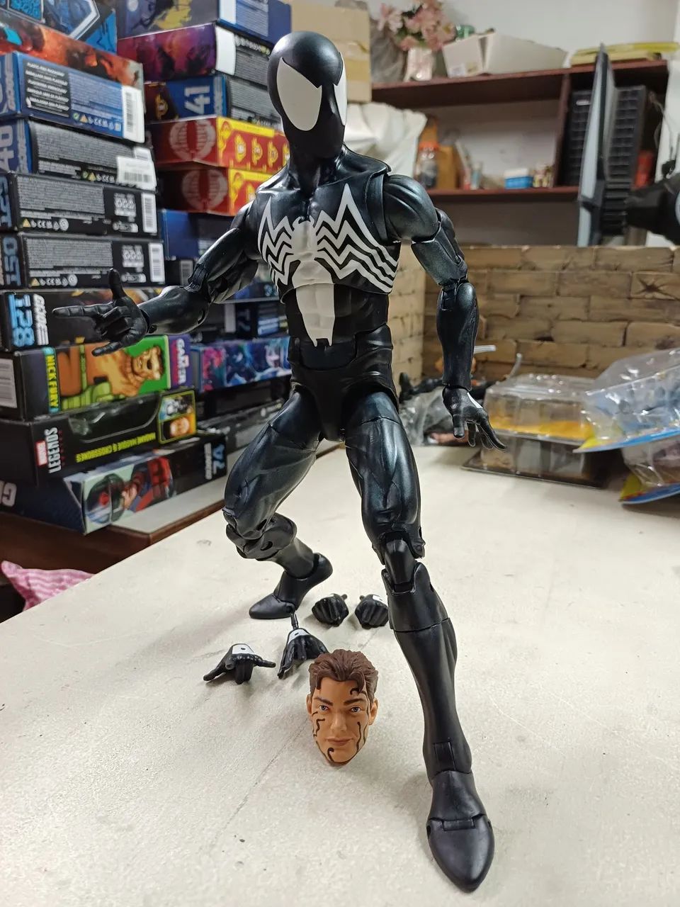 Homem-Aranha uniforme negro Spider-Man black suit 12 polegadas 30 cm - Foto 2