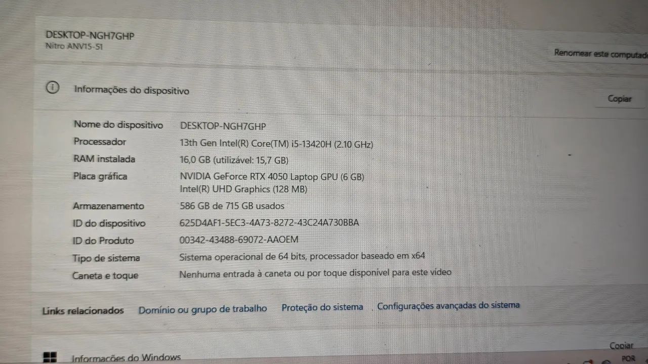 ACER NITRO V15 RTX 4050 - Foto 4