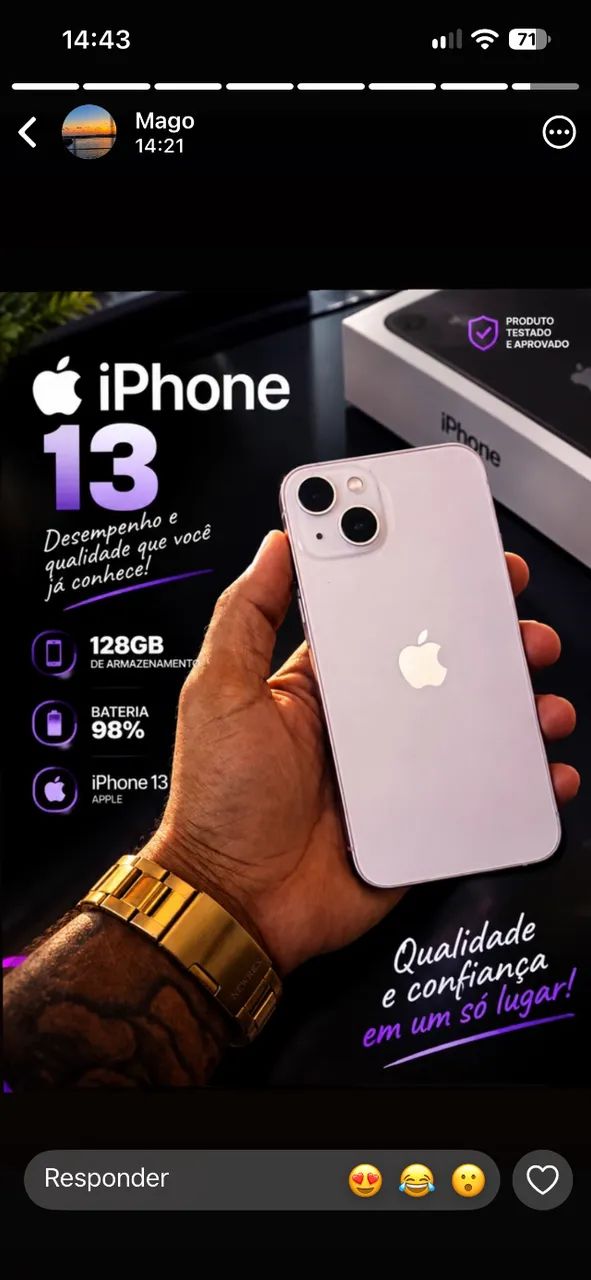 Um iPhone 13