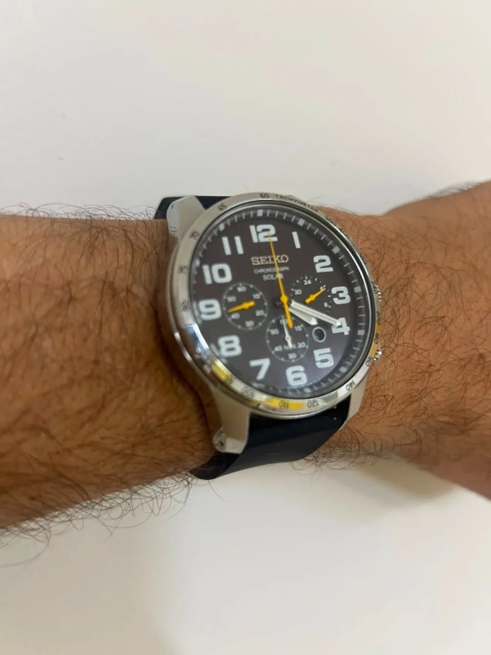 Relógio Seiko Navegador V175 Solar - Foto 5