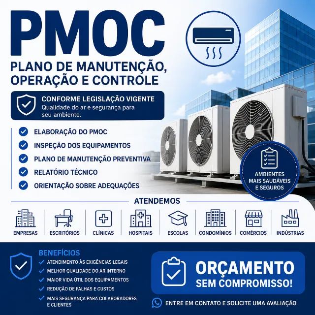 PMOC - Plano de Manutenção de Ar Condicionado | Engenheiro