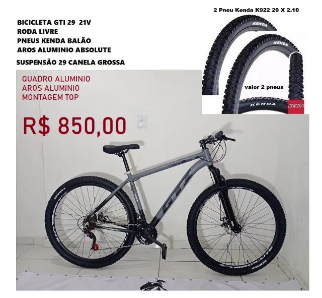Bicicleta 29 Mtb Pneus kenda GTA  - Foto 2