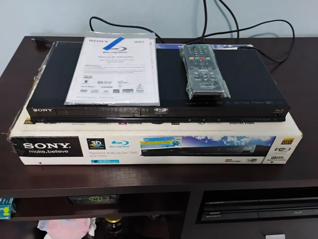 Sony Blu-ray BDP-S580 Todo perfeito - Foto 5
