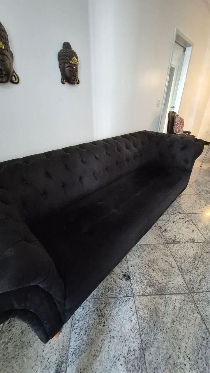 Sofá Chesterfield 4 lugares - Foto 3