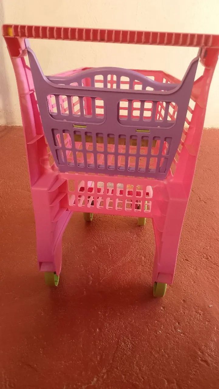 Carrinho de supermercado e barraca infantil  - Foto 2