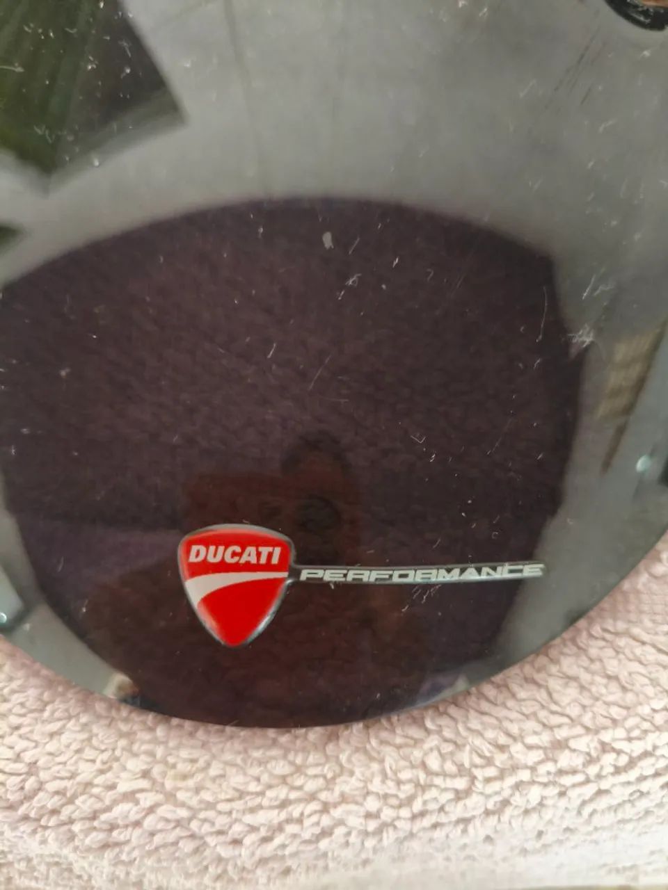 Pedaleiras originais e manetes de freio e embreagem e bolha frontal Ducati Diavel - Foto 9