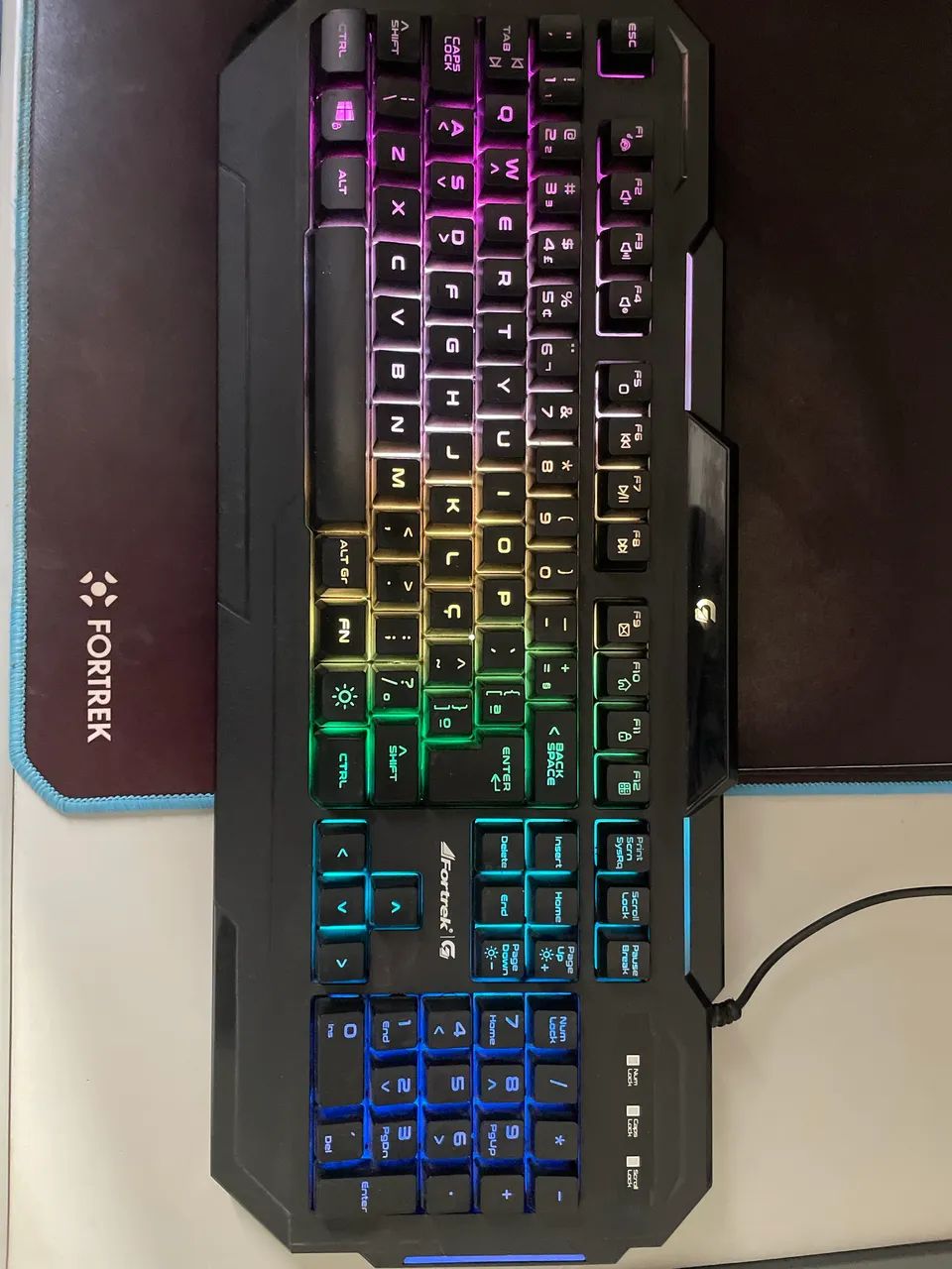 Teclado Gamer Fortrek Membrana