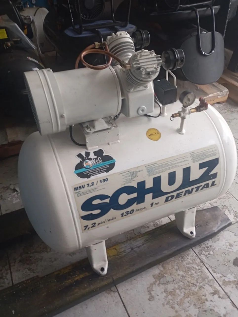Compressor odontológico schulz 130l