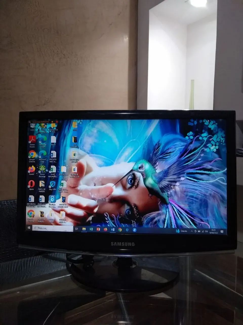 Monitor Samsung 20 polegadas com adaptador HDMI. Parcelo no cartão sem juros  - Foto 5