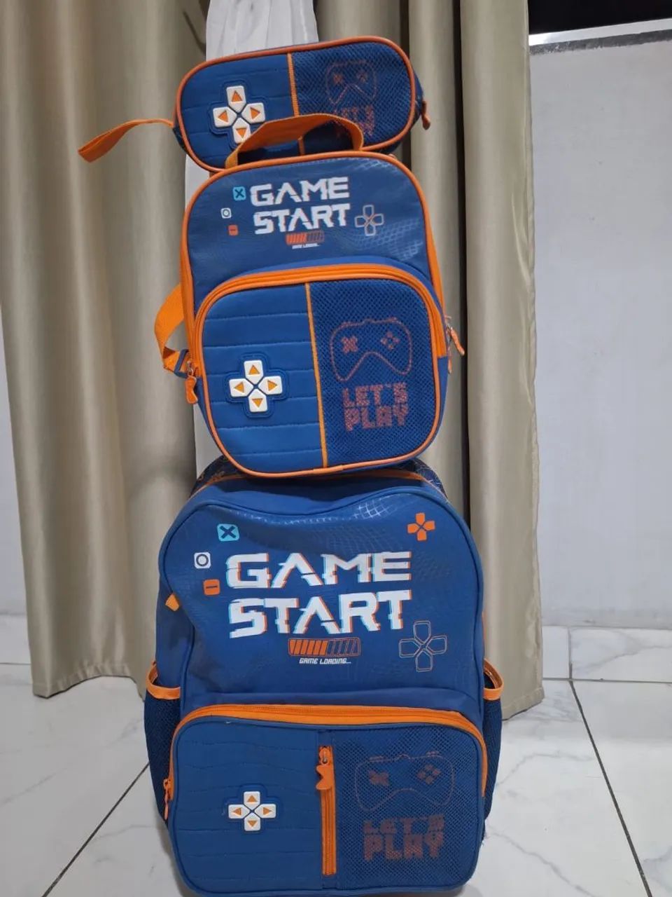 Kit de mochila com rodinhas completo 65562855990531120