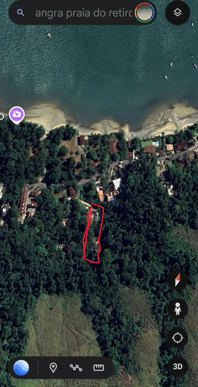 Terreno na praia em angra ,com rgi