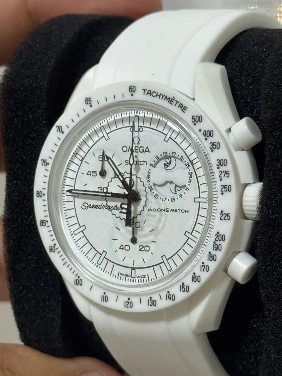 Relógio Omega x Swatch Branco - Foto 4