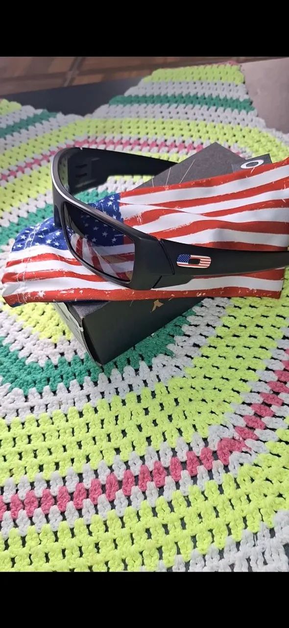 Oakley gascan FLAG EUA ? sem uso 
