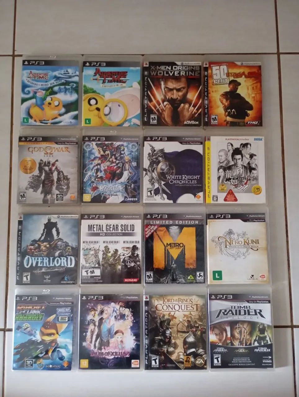 Jogos incomuns para PS3.