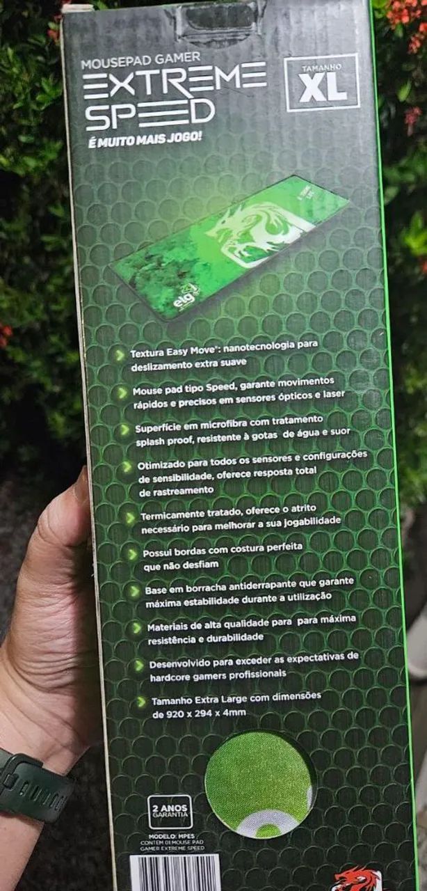 Mousepad gamer profissional (Lacrado, c/ nanopartículas de cerâmica, melhor que do Fallen) - Foto 6