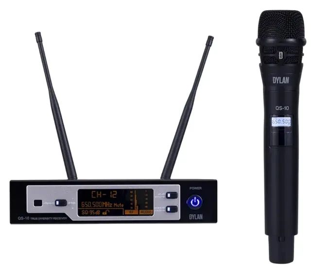 Microfone Sem Fio Profissional Dylan Qs-10