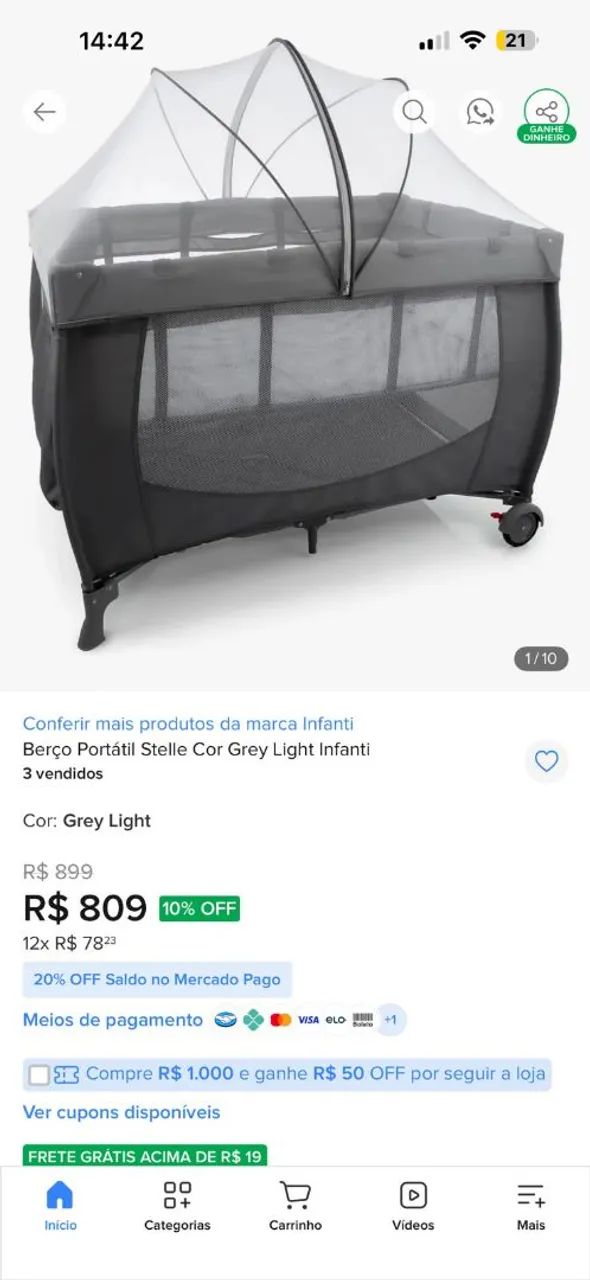 Vende-se berço portátil  - Foto 3