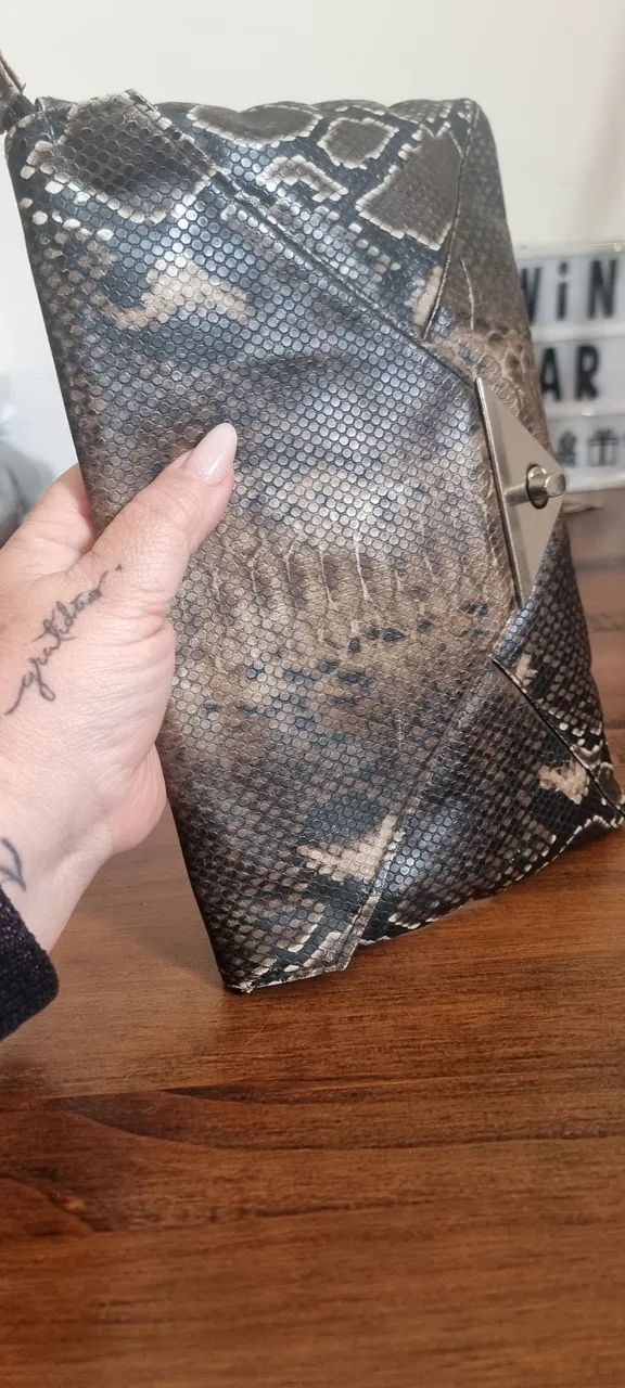 Clutch Marisa em couro ecologico - Foto 5