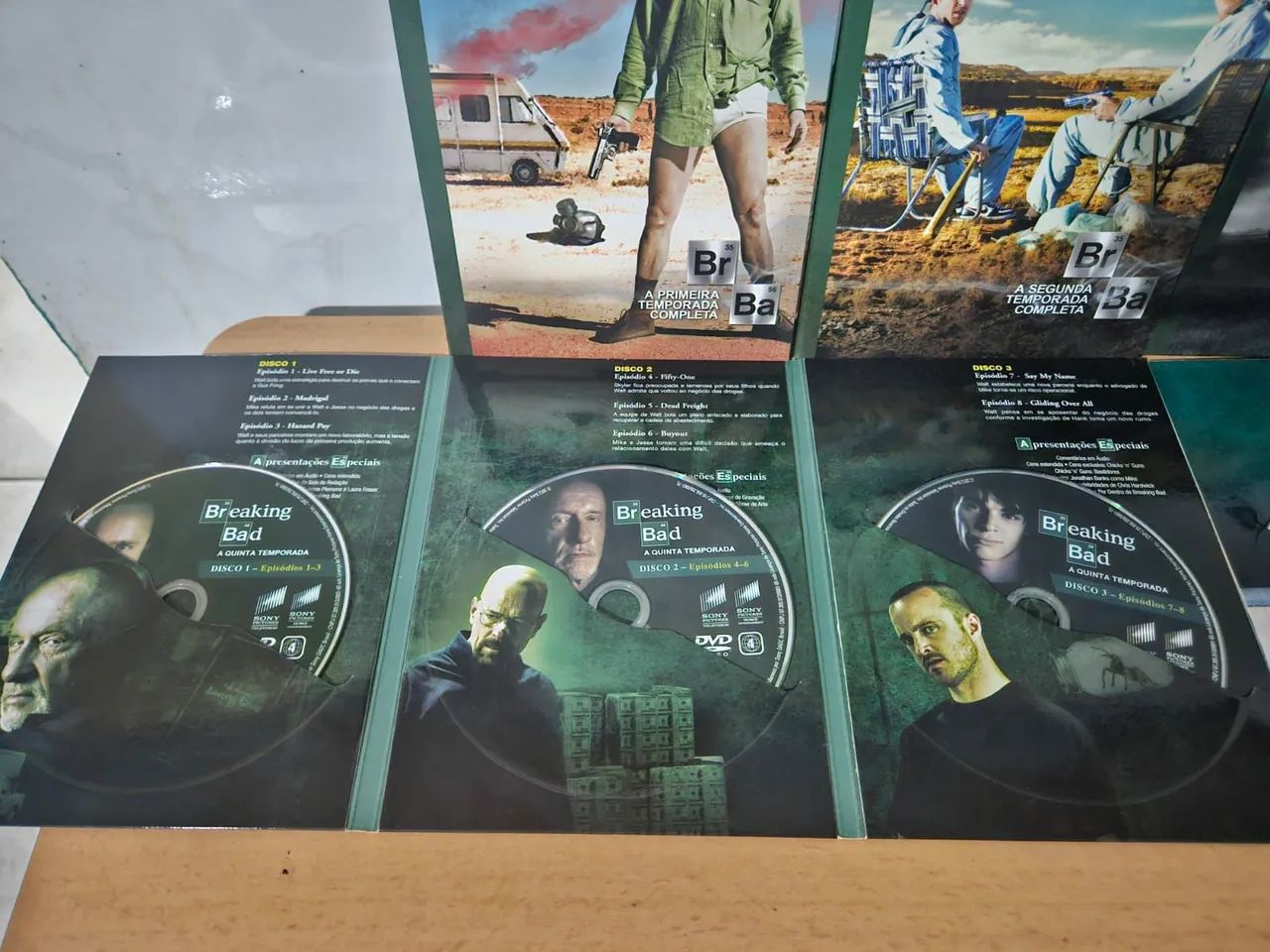 box de DVD original do breaking bad temporada completa - CDs, DVDs etc ...