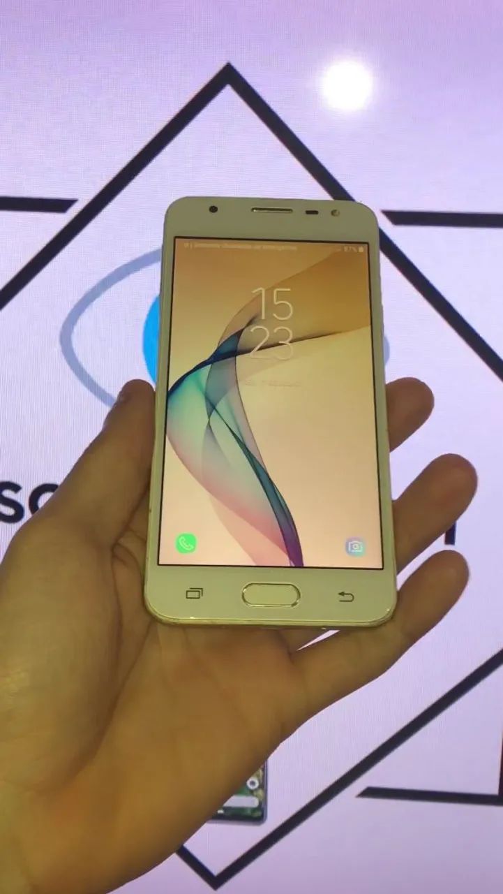 J5 prime samsung galaxy branco seminovo  - Foto 2