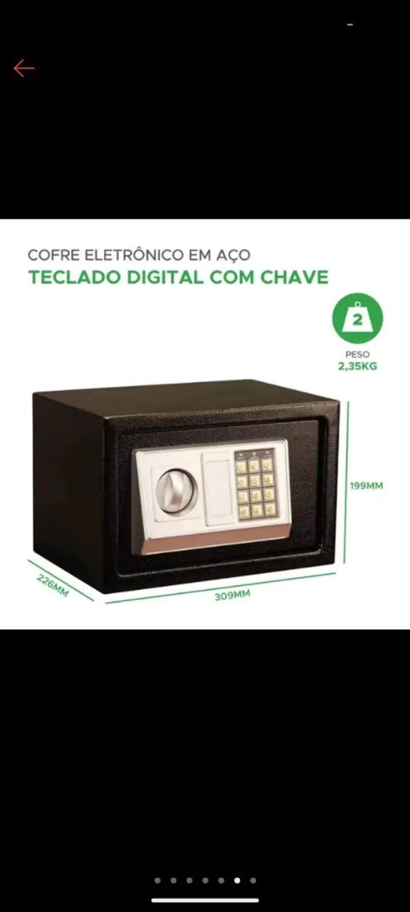 Cofre eletronico - Foto 2
