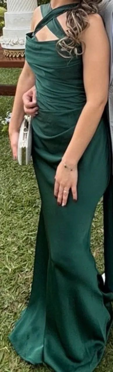 Vestido verde esmeralda  - Foto 2
