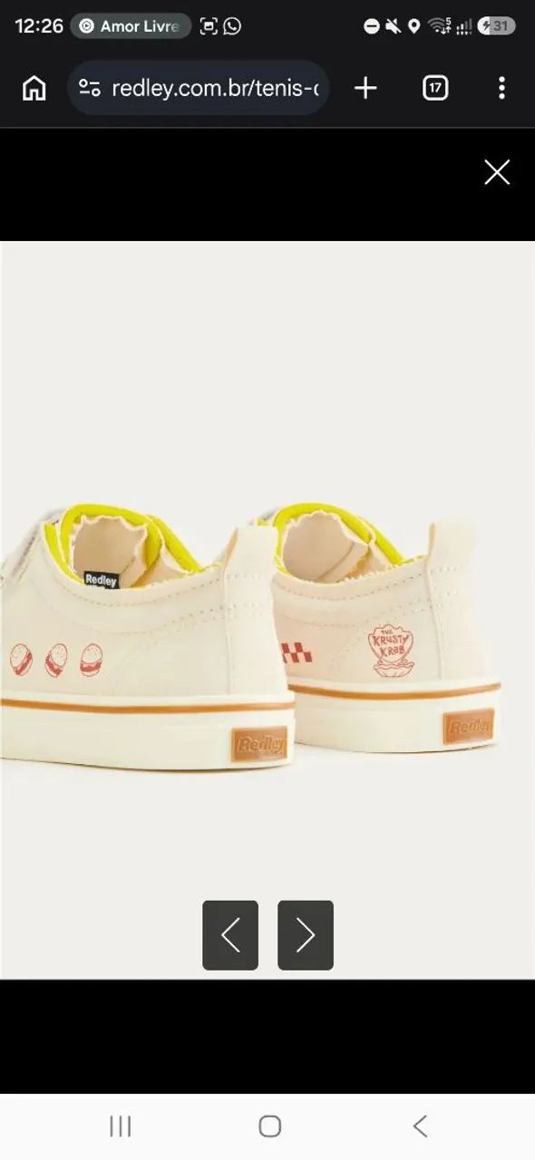 TÊNIS REDLEY BOB ESPONJA - Foto 3