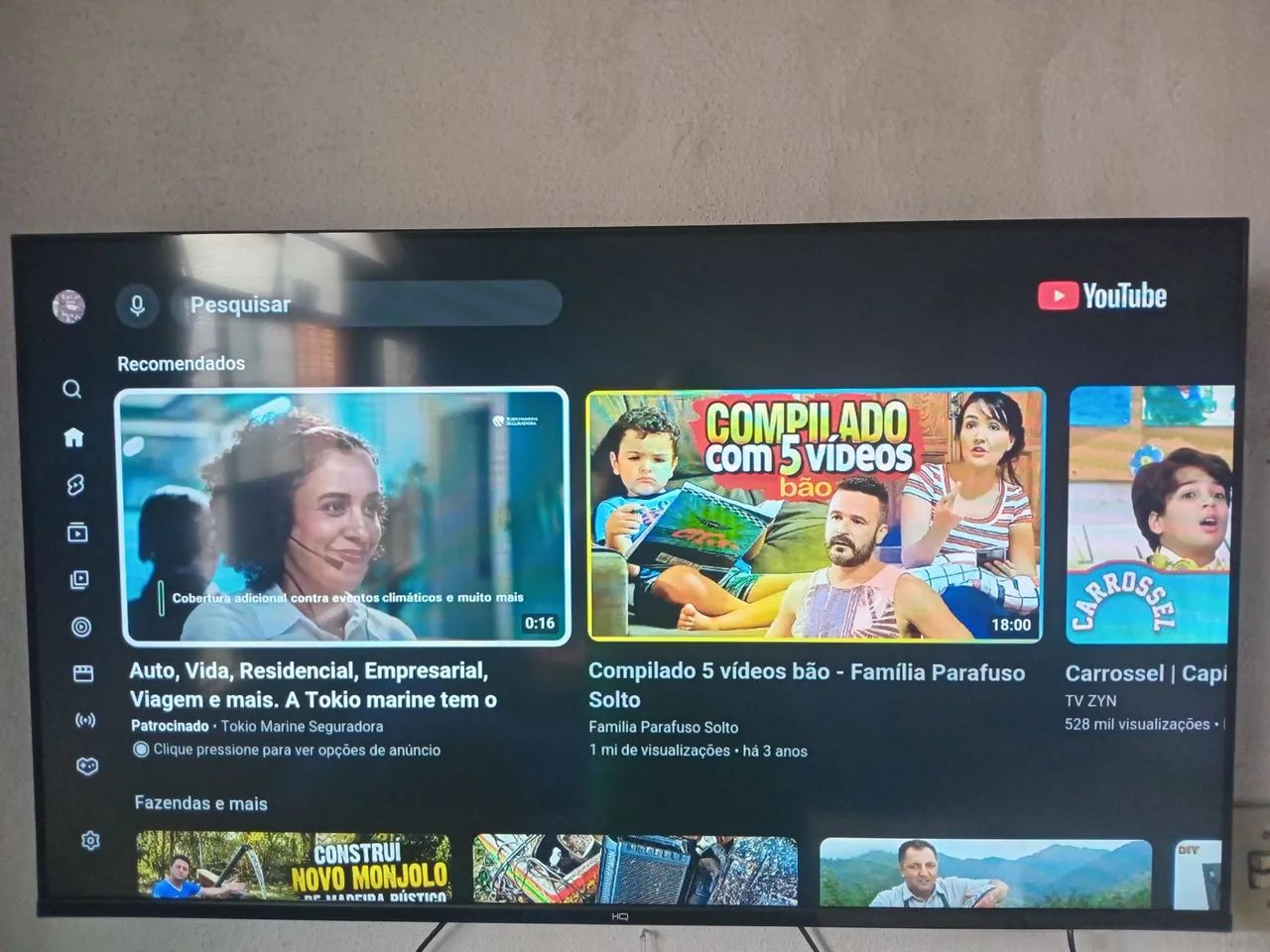 Tv smart 43 HQ com controle  - Foto 3