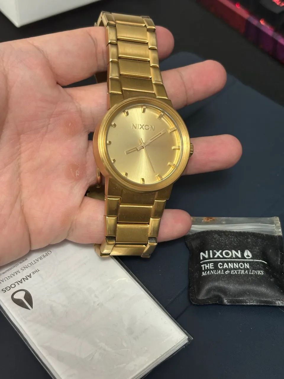 Relógio Nixon Cannon GOLD - Foto 5