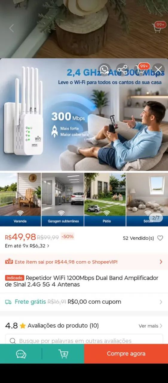 Repetidor de wi fi - Foto 3