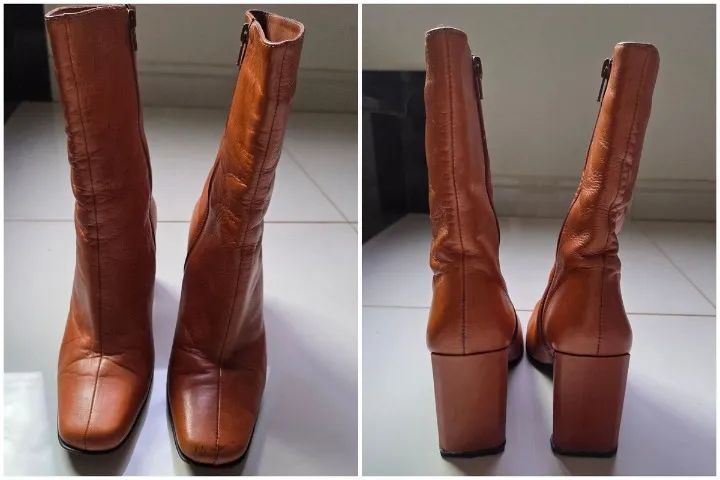 bota couro feminina corello n. 35 - Foto 3