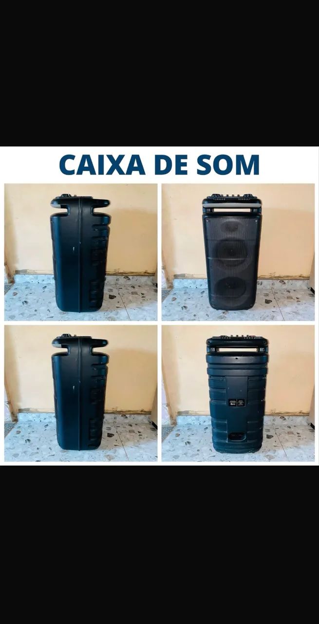 Caixa de som  amplificada da marca TRC X1300 
