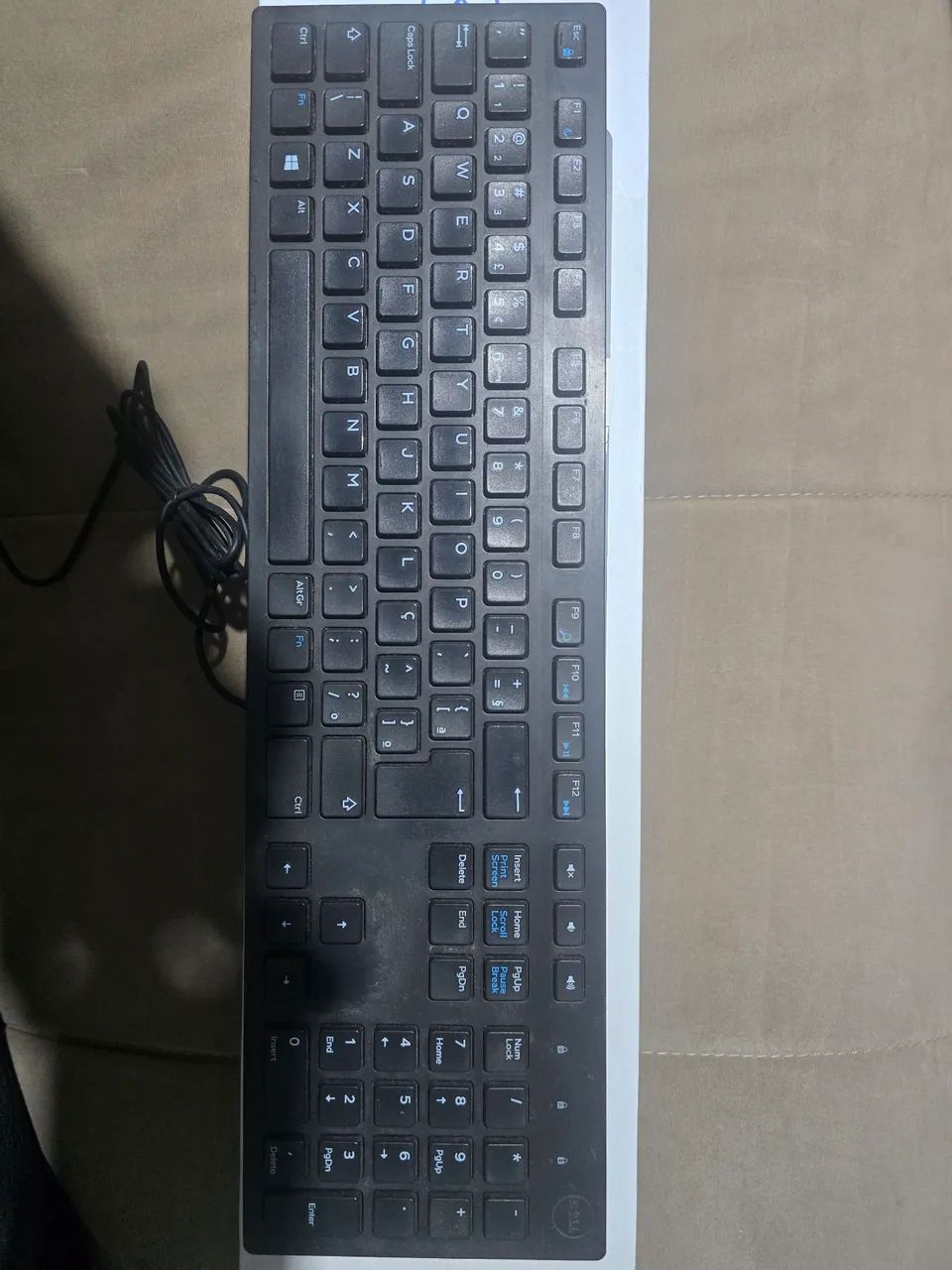 Teclado Dell com fio