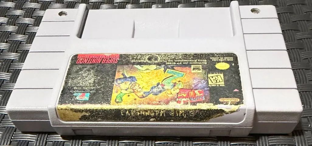 EarthWorm Jim 2 Original SNES Super Nintendo Playmates - Jogos de