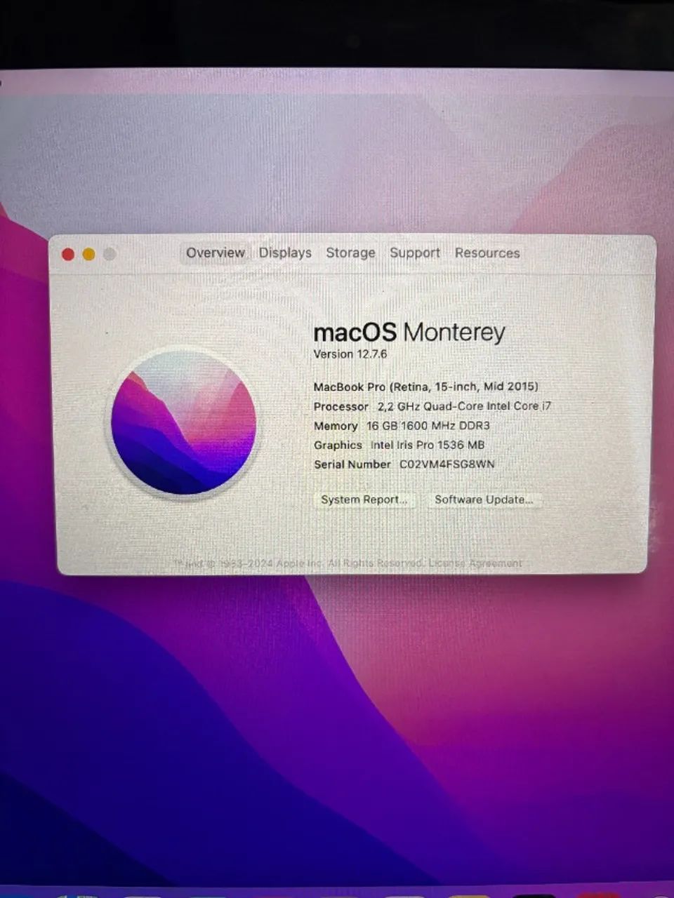 Macbook Pro I7 15" 16GB e 250GB - Foto 5