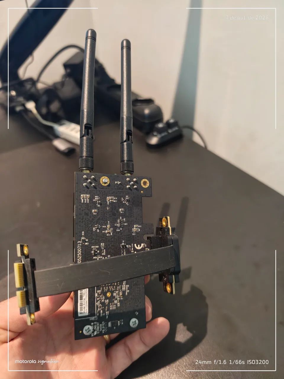 Placa Wi-Fi TP-Link Archer T6E AC1300 Dual Band + Cabo Riser PCIe - Foto 3