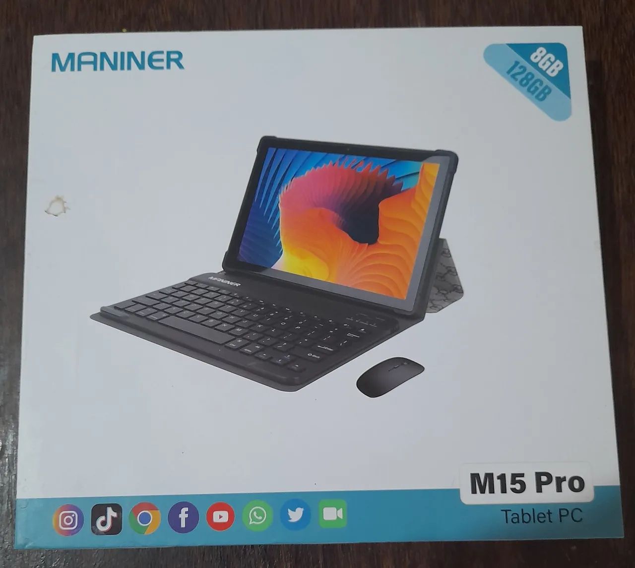 Tablet com teclado e mouse e caneta ? 