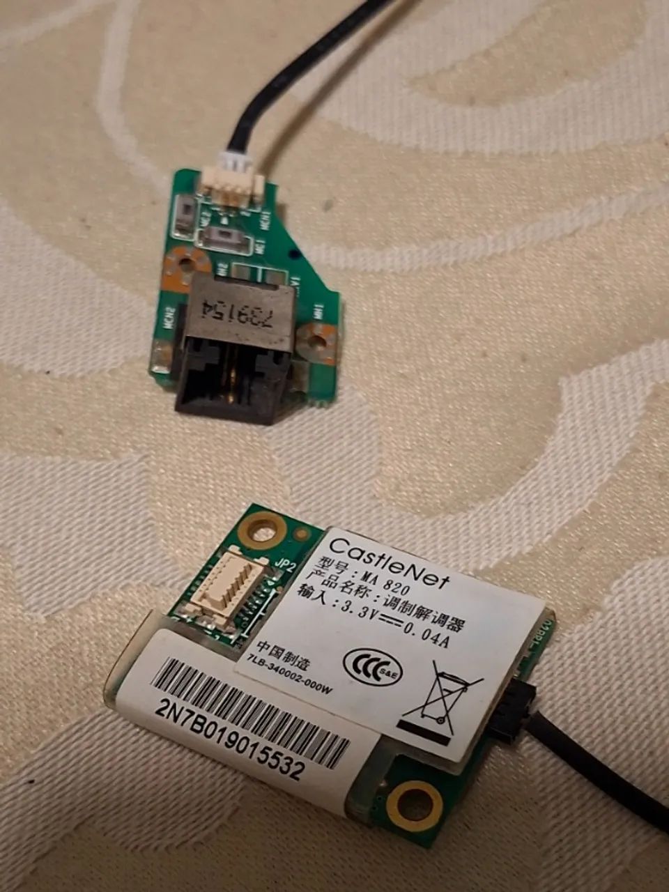Placa De Modem Pci Castlenet Ma820